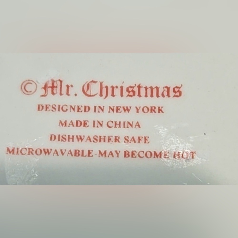 Mr. Christmas 16oz Lidded Nostalgic Christmas Tree Mug with Spoon NIB - Picture 11 of 16